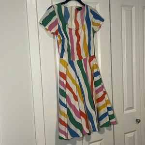 Nooworks S cotton colorful striped dress